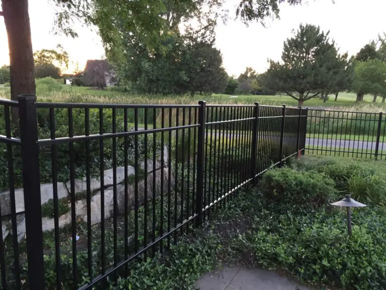 4 Foot Bronze Aluminum Fence