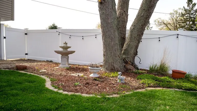 White Vinyl Fence