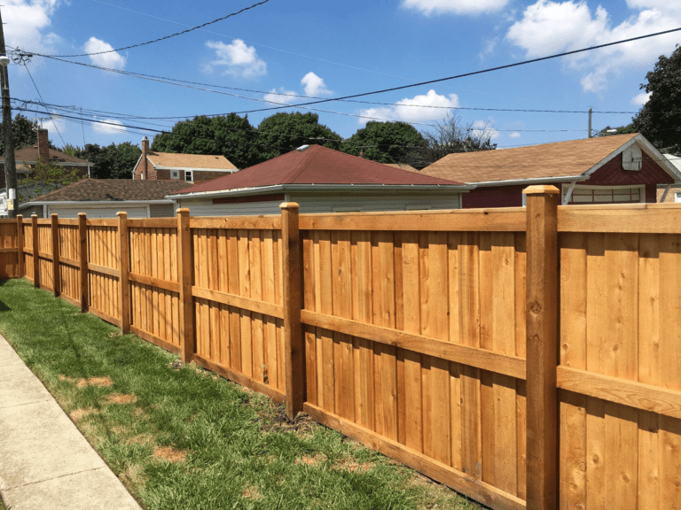 Wood Fence Installed