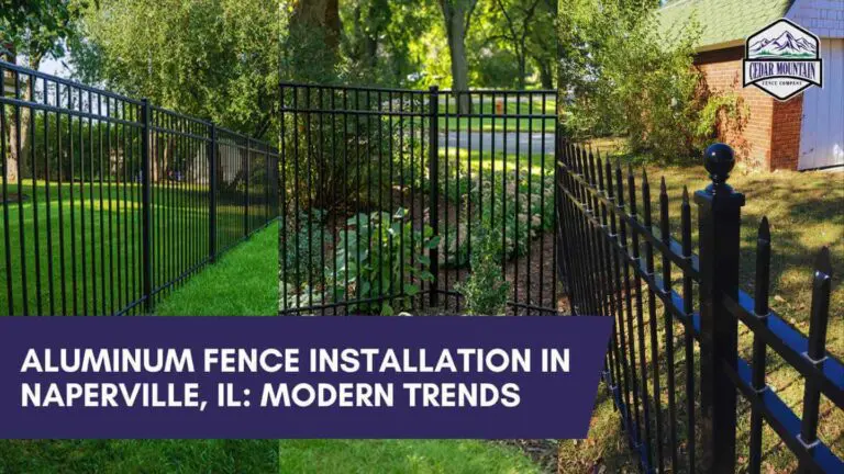 Aluminum Fence Installation in Naperville, IL: Modern Trends