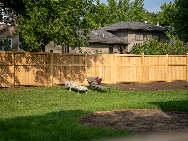 Wood Privacy Fence Installed in Naperville, IL