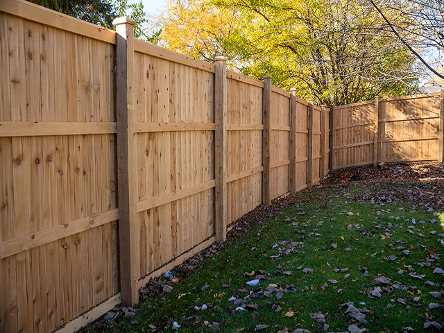 8 Foot Tall Wood Privacy Fence