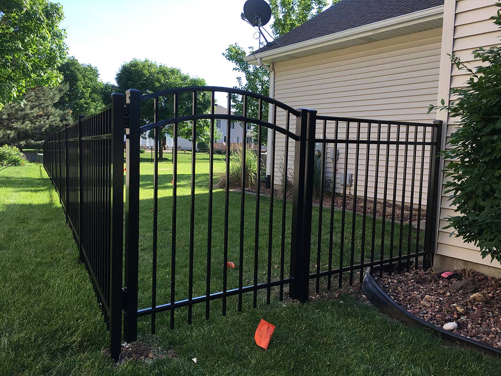 Aluminum Fence install
