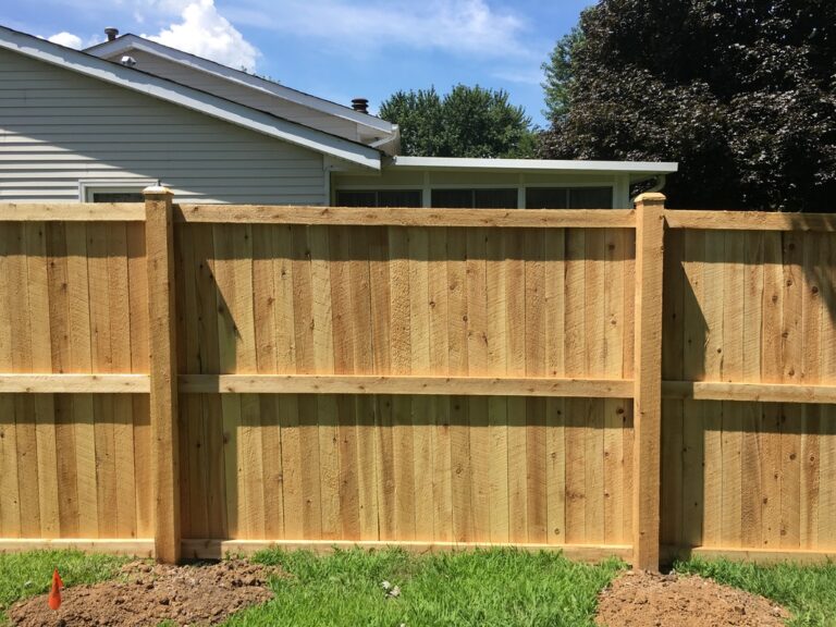 Wood Fence Install
