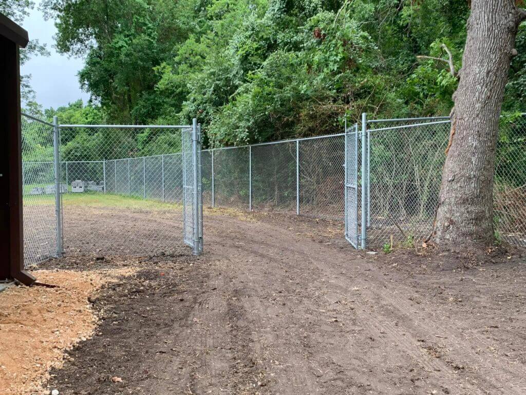 Chain Link fence installation