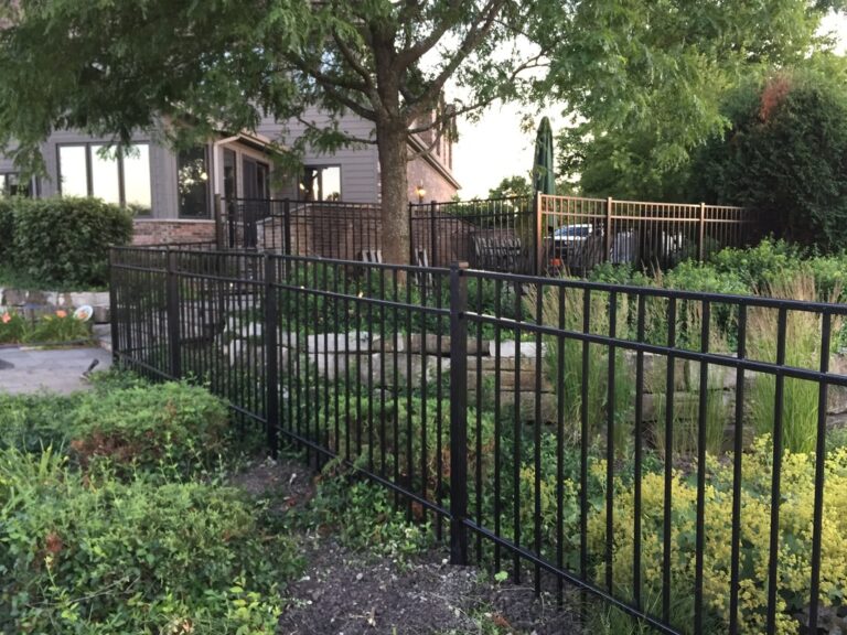 Black Aluminum Fence 4 Foot - Fence Installed in Wheaton, Illinois - Photo Number 6