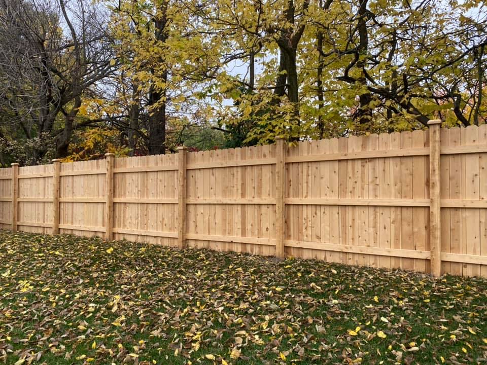 Installing Cedar Fence