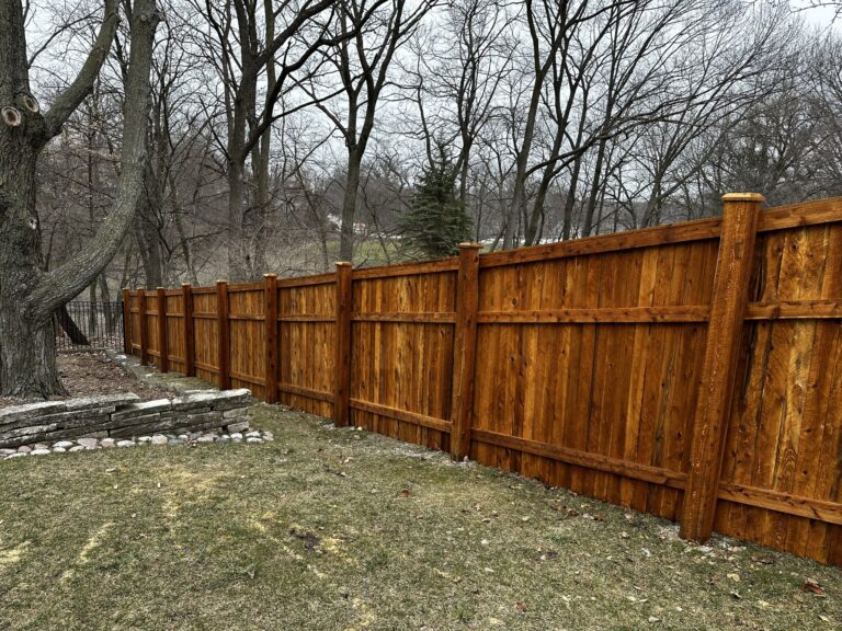 Cedar Fence Installation Services