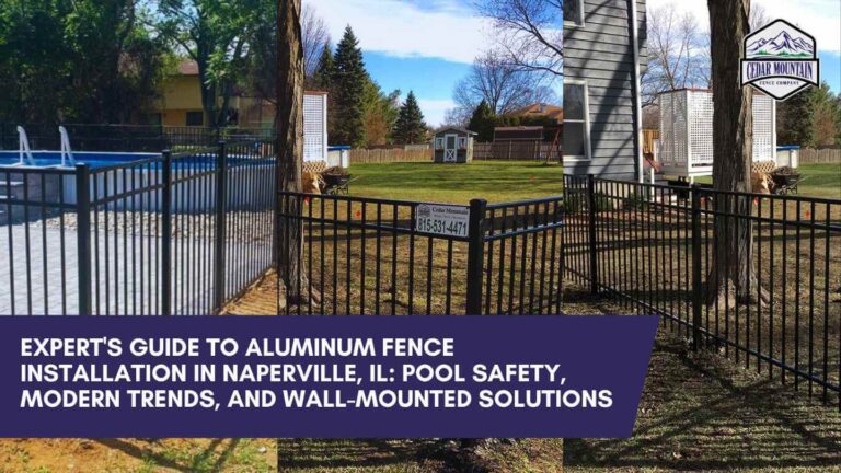 Expert's Guide to Aluminum Fence Installation in Naperville, IL: Pool Safety, Modern Trends, and Wall-Mounted Solutions